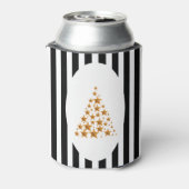 Mid century christmas tree with Golden star Blikjeskoeler (Blikje Achterkant)