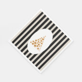 Mid century christmas tree with Golden star Servet (Hoek)