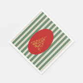 Mid century christmas tree with Golden star Servet (Hoek)