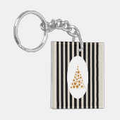 Mid century christmas tree with Golden star Sleutelhanger (Voorkant Links)