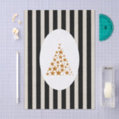 Mid century christmas tree with Golden star Tissuepapier (Craft)