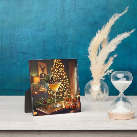 Mid Century Christmas vrolijk en heldere cocktail Fotoplaat (Insitu)