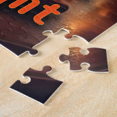 Mid Century Christmas vrolijk en heldere cocktail Legpuzzel (Zijkant)