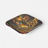 Mid Century Christmas vrolijk en heldere cocktail Papieren Bordje (Gebogen)