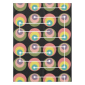 Mid Century Circles Multicolored Tafelkleed (Voorkant)