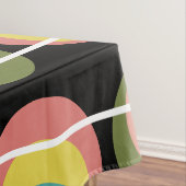 Mid Century Circles Multicolored Tafelkleed (Voorbeeld)