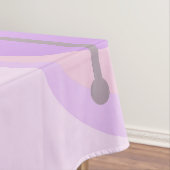 Mid Century Circles Starbursts Lavender Tafelkleed (Voorbeeld)