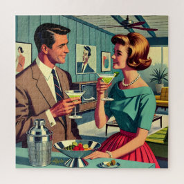 Mid Century Cocktail Party Couples - House Warming Legpuzzel