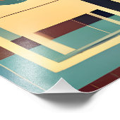 Mid Century Cocktail Party Couples - Soirée Hosts Foto Afdruk (Hoek)