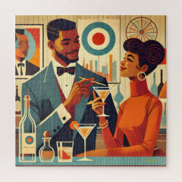 Mid Century Cocktail Party Couples - Soirée Hosts Legpuzzel
