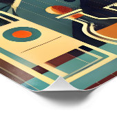 Mid Century Cocktail Party Couples - Soirée Hosts Perfect Poster (Hoek)