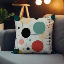 Mid century colorful geometric pattern