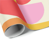 Mid Century Colorful Geometric shapes  Cadeaupapier (Rol Hoek)