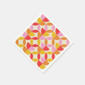 Mid Century Colorful Geometric shapes Servet (Hoek)