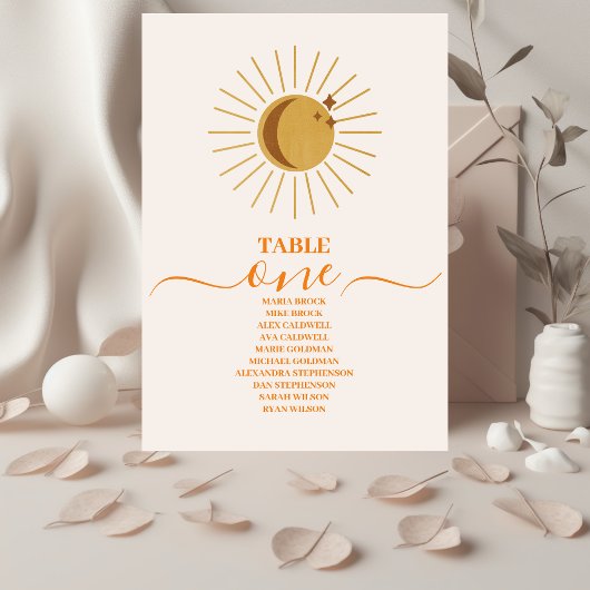  Mid Century Desert Bruiloft Kaart