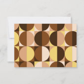  Mid Century Desert Bruiloft RSVP Kaartje (Achterkant)