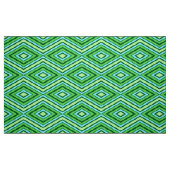 Mid Century Diamond Pattern Jade Green en Aqua Stof (Fat Quarter)