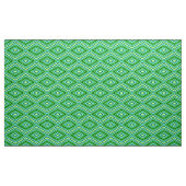 Mid Century Diamond Pattern Jade Green en Aqua Stof (Yard (91,4 cm))