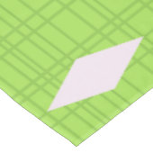 Mid Century Diamonds Starbursts Chartreuse Tafelkleed (Gekanteld)