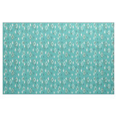 Mid Century Diamonds Starbursts Turquoise Stof (Yard (91,4 cm))