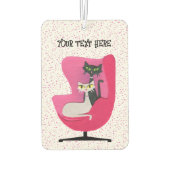 Mid Century Dimensional Look Katten Stoel Roze Sti Luchtverfrisser (Achterkant)