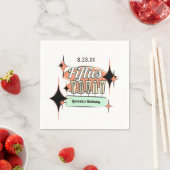 Mid-Century Fifties Party Papieren servetten (Insitu)