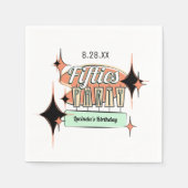 Mid-Century Fifties Party Papieren servetten (Voorkant)