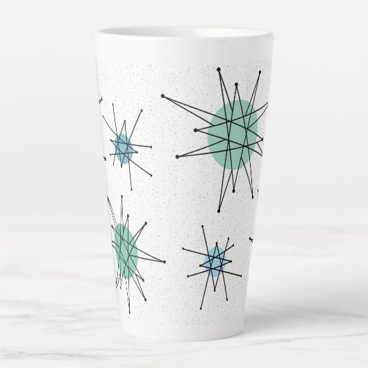 Mid Century Franciscan Starburst 6 Latte Mok (Voorkant)