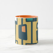 Mid Century Funky Blocks Geel Mok (Midden)