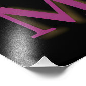 Mid Century Futuristische Mardi Gras Cocktail Part Foto Afdruk (Hoek)