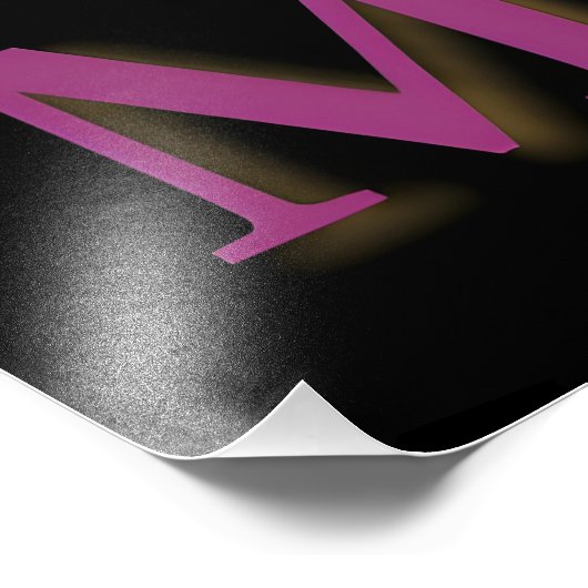 Mid Century Futuristische Mardi Gras Cocktail Part Foto Afdruk (Hoek)