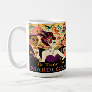 Mid Century Futuristische Mardi Gras Cocktail Part Koffiemok