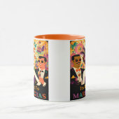 Mid Century Futuristische Mardi Gras Cocktail Part Mok (Midden)