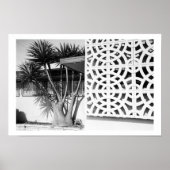 Mid-Century Garden Poster (Voorkant)