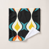 Mid-Century Geïnspireerde totem Bad Handdoek (Wasdoekje)