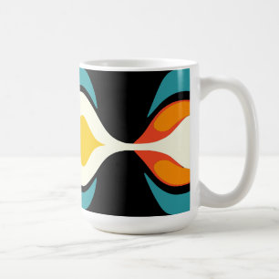 Mid-Century geïnspireerde totem Koffiemok
