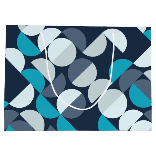 Mid Century Geo Groot Cadeauzakje (Achterkant)