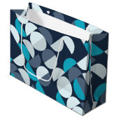 Mid Century Geo Groot Cadeauzakje (Voorkant Gekanteld)