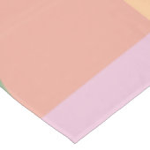 Mid Century geometrisch ontwerp groen geel roze Tafelkleed (Gekanteld)