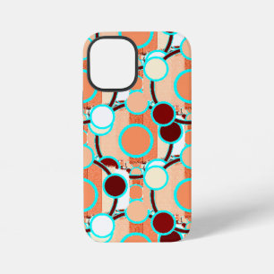 mid-century geometrisch patroon iPhone 12 mini hoesje