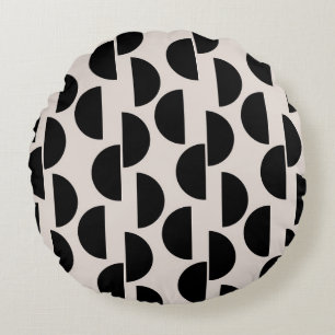 Mid Century Half Moon Glam #1 #abstract #geo #art Rond Kussen