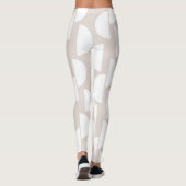 Mid Century Half Moon Glam #2 #abstract #geo #art Leggings (Achterkant)