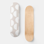 Mid Century Half Moon Glam #2 #abstract #geo #art Persoonlijk Skateboard (Voorkant)