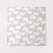 Mid Century Half Moon Glam #2 #abstract #geo #art Wandkleed (Voorkant (horizontaal))