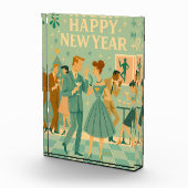 Mid Century Happy New Year The Martini Dance Fotoblokken (Rechts)