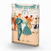 Mid Century Happy New Year The Martini Dance Fotoblokken (Rechts)