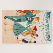 Mid Century Happy New Year The Martini Dance Legpuzzel (Horizontaal)