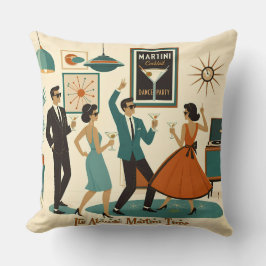 Mid Century Het Is Tijd Voor Een Atomair Martini C Kussen
