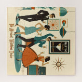 Mid Century Het Is Tijd Voor Een Atomair Martini C Legpuzzel (Horizontaal)