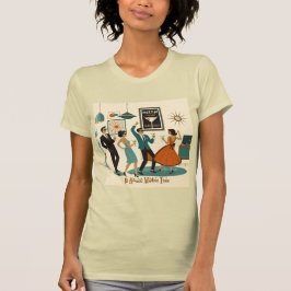 Mid Century Het Is Tijd Voor Een Atomair Martini C T-shirt